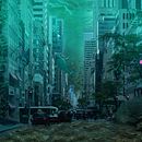 Cuidad Bajo el Agua. Photograph, Photograph, Post-production, Photo Retouching, Fine-Art Photograph, Photographic Composition, Photomontage, and VFX project by Axel Simón Bautista - 04.22.2025