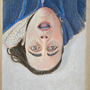 Self-portrait in pastel Ein Projekt aus dem Bereich Bildende Künste, Bleistiftzeichnung und Porträtzeichnung von the_flying_ewe - 27.04.2025