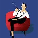 Cigar Man Ein Projekt aus dem Bereich Design von Figuren, Zeichnung, Digitale Illustration, Skizzenentwurf und Bildende Künste von Ruben Mejia - 29.04.2025