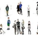 Street style Madrid "GentexMadrid". Een project van Traditionele illustratie van Iryna Marchuk - 02.05.2025