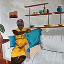 Women and Clothing. Een project van  Creativiteit,  Beeldende kunst,  Olieverfschilderij, Schilderij,  Portrettekening y Realistische tekening van Lawrence Peter - 04.05.2025
