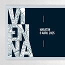 Folleto Digital - Maraton Viena 2025. Un progetto di Graphic design, Creatività, Direzione artistica e Design editoriale di Maria Pessini - 07.05.2025