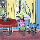 Spring is Here. Desenho digital, Ilustração digital, Desenho e Ilustração tradicional projeto de Lyudmyla Hoffman - 07.05.2025