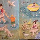 Eindproject . Een project van Ontwerp van personages,  Tekening, Traditionele illustratie y Sketchbook van gertruud72 - 08.05.2025