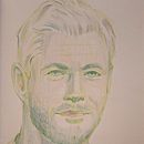 Chris Hemsoworth. Projekt z dziedziny R, sowanie kredkami,  R, sunek, Portret i Sketchbook użytkownika Santiago Aspillaga - 13.05.2025