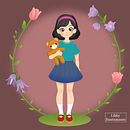 Ilustración infantil: Un mundo de ternura. Projekt z dziedziny Grafika wektorowa, Projektowanie graficzne, Design,  R i sunek użytkownika libby_bustamante - 13.05.2025