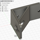 Power strip holder (vertical). Un projet de 3D, Conception 3D, Conception de produits, Modélisation 3D , et Design industriel de Cecilia Morales - 14.05.2025