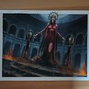 The Queen of Ashes . % Salvatore Nobile tarafından hazırlanan Akrilik Bo, ama, Karakter Tasarımı, Ve Tablo projesi - 05.15.2025