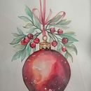 Navidad. Un progetto di Belle arti, Pittura, Illustrazione tradizionale e Pittura ad acquerello di Derly Sierra - 21.05.2025