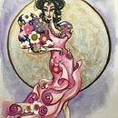 Flowers. Un proyecto de Collage, Diseño de moda, Ilustración de moda					 e Ilustración tradicional de valeriemaltais - 24.05.2025