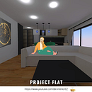 Flat visualisation. Un proyecto de Diseño 3D, Visualización arquitectónica, Diseño de interiores y Diseño de espacios de Kristýna Hrášková - 25.05.2025