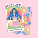 La Emperatriz - Tarot Ilustrado. Digital Illustration, Drawing, Ink Illustration, and Graphic Design project by Agos Lotierzo - 05.27.2025