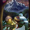Shyrqau Shyraghym ‘My Guiding Light’. Un progetto di Illustrazione infantile, Illustrazione digitale, Pittura digitale e Albo illustrato di Ainur Sabyrgaliyeva - 27.05.2025