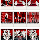 Red-Love: para caer InLOVE Ein Projekt aus dem Bereich Design, Textildesign, Digitale Illustration, Zeichnung, Fotografie, Design von Figuren, Br, ing und Identität, Kreativität, Modedesign und Digitales Design von Nahiara Riedel - 28.05.2025