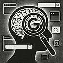 Efecto Google: cómo cambia nuestro cerebro. Artes plásticas, Direção de arte, Design de informação, Design editorial, Design gráfico e Ilustração editorial projeto de Margarita Maria Becerra Sanchez - 30.05.2025