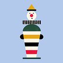 PAYASO . Un proyecto de Ilustración digital, Ilustración infantil, Diseño de personajes, Dibujo, Animación, Instagram y Pintura gouache de Maria Faus - 30.05.2025