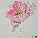 Flor. Técnica al Acuarela. Projekt z dziedziny Trad, c i jna ilustracja użytkownika Jess M-buenrostro - 30.05.2025