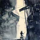 Darkness . Un progetto di Belle arti, Pittura e Pittura ad acquerello di zhimakaman - 01.06.2025