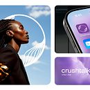 Crush Talks. Un projet de Design graphique, Design , Br et ing et identité de Alexandra Soroka - 01.06.2025