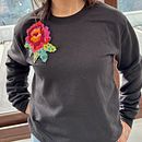 Flor en punto cruz . % Karina Fuentes tarafından hazırlanan Nakış, Kendin Yap, Geri dönüşüm, Ve Tekstil Tasarımı projesi - 06.03.2025