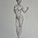 Dibujo del cuerpo de mujer. Projekt z dziedziny  Sztuki piękne, Sketching,  R, sunek, R, sunek ołówkiem, R, sunek anatomiczn, R, sunek realist, czn, Trad, c i jna ilustracja użytkownika Marco Aguilar - 04.06.2025