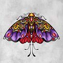 Mariposa ornamental: brillo, elegancia y transformación. Un projet de Illustration numérique, Dessin, Design graphique, Design , Conception numérique, Peinture numérique , et Conception de tatouage de Daniela Hernandez Gonzalez - 06.06.2025