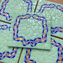 Mosaic Snake Tiles - Wedding Decoration. Un proyecto de Diseño de interiores, Interiorismo y Diseño de papelería				 de Amy Exton - 06.06.2025