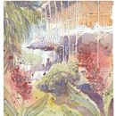Dessin architectural a l'aquarelle et à l'encre. Un proyecto de Dibujo, Pintura a la acuarela, Ilustración arquitectónica, Sketchbook, Ilustración con tinta y Bocetado de Canelle - 09.06.2025