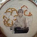 Embroidered photo on cloth. Embroider project by mgoff_family - 06.11.2025