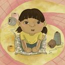 La Manta de Los Recuerdos . Ilustração digital projeto de Camila Laiton - 11.06.2025