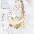 Ella se peina . % Eduardo García tarafından hazırlanan Güzel sanatlar, Tasarım, Geleneksel illüstras, on, Tablo, Yaratıcılık, Çocuklarla Yaratmak, Ve Eskiz defteri projesi - 06.12.2025