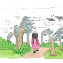 Libro Album Ilustrado: "Mamita Luna". Projekt z dziedziny Tradycyjna ilustracja, Grafika edytorska,  Rysunek, Storyboard, Ilustracje dla dzieci, Narracja i Książka obrazkowa użytkownika Carla Colagrosso - 13.06.2025