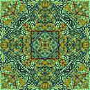 Cover design, made with Procreate's symmetry tool. Un progetto di Disegno, Illustrazione con inchiostro, Pittura, Pattern design e Pittura ad acquerello di Lousie Eph - 14.06.2025