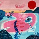 Fantastic landscape . Traditional illustration, Painting, Acr, lic Painting, and Sketchbook project by Daryna Boiko - 06.14.2025