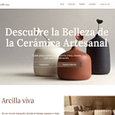 Arcilla viva. Un proyecto de Diseño digital, Diseño de producto digital, UX / UI, Diseño Web y Desarrollo Web de sitflavia - 15.06.2025