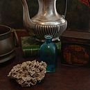 Composition Fragment: Quiet Objects and Aged Surfaces. Decoration, Interior Decoration, Interior Design, and Spatial Design project by infec169 - 06.16.2025