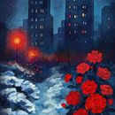 Là où le rouge fleurit encore. Un projet de Aquarelle de Miray Tunç - 16.06.2025