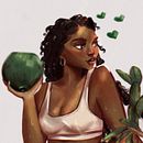 Pipa . Un progetto di Illustrazione digitale, Disegno e Creatività di Delka Chaverra - 17.06.2025