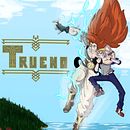TRUENO (portada). Digital Illustration, Digital Drawing, Pencil Drawing, Editorial Illustration, and Sketching project by Jaime Payne Tribaldos - 06.19.2025