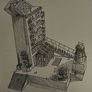 Projet final. Architectural Illustration, Drawing, Traditional illustration, Ink Illustration, and Fine Arts project by faltahom - 06.19.2025