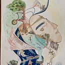 My surreal portrait. Un progetto di Disegno, Belle arti, Illustrazione tradizionale, Pittura e Pittura ad acquerello di Yuki K - 19.06.2025