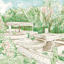 Balneario Bonifacio VIII. Un proyecto de Ilustración digital, Dibujo, Dibujo digital, Dibujo a lápiz y Arquitectura de Marta Matarese - 21.06.2025