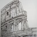 Coliseo de Roma. Un proyecto de Ilustración tradicional, Bellas Artes y Dibujo de Karen Jones - 23.06.2025