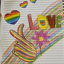 Los colores del amor . Un proyecto de Ilustración tradicional, Ilustración digital, Diseño gráfico, Pintura, Narrativa y Pattern Design de Helena Silva - 24.06.2025
