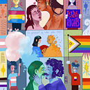 “Tenha orgulho de quem você é”. Ilustração digital, Artes plásticas, Criatividade, Desenho digital, e Pintura digital projeto de Marina Pérez Ortiz - 24.06.2025