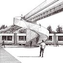 REALTÀ MULTIPLE, LISBONA PORTOGALLO.. Un progetto di Illustrazione tradizionale, Disegno, Sketchbook e Illustrazione con inchiostro di Lauren - 24.06.2025