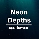 Neon Depths - sportswear . Un projet de Théorie des couleurs, Création de motifs, Design textile, Illustration numérique , et Design graphique de sarah_ramirez22 - 26.06.2025