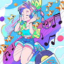 Music Dreams. Un proyecto de Ilustración digital, Dibujo, Bellas Artes y Diseño gráfico de Rita Muñoz - 28.06.2025