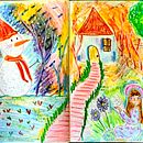 In the garden . Een project van  Tekening,  Beeldende kunst, Traditionele illustratie, Sketchbook y  Schetsen van Lucia Vatts - 28.06.2025