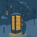Mais forte que a neve. Ilustração digital projeto de brigy - 29.06.2025